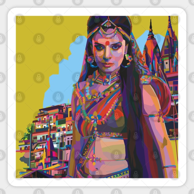 BOLLYWOOD ACTRESS Sticker by Suroto